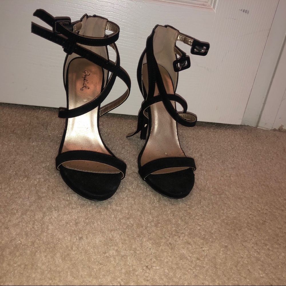 Black high heels